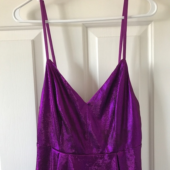 Lulus metallic purple dress - Picture 5 of 7